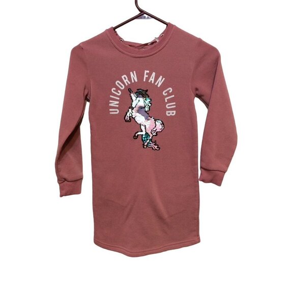 Scooter Brown Other - SCOOTER Brown Long Sleeve Dress 8 Girls Mauve Cotton/Polyester